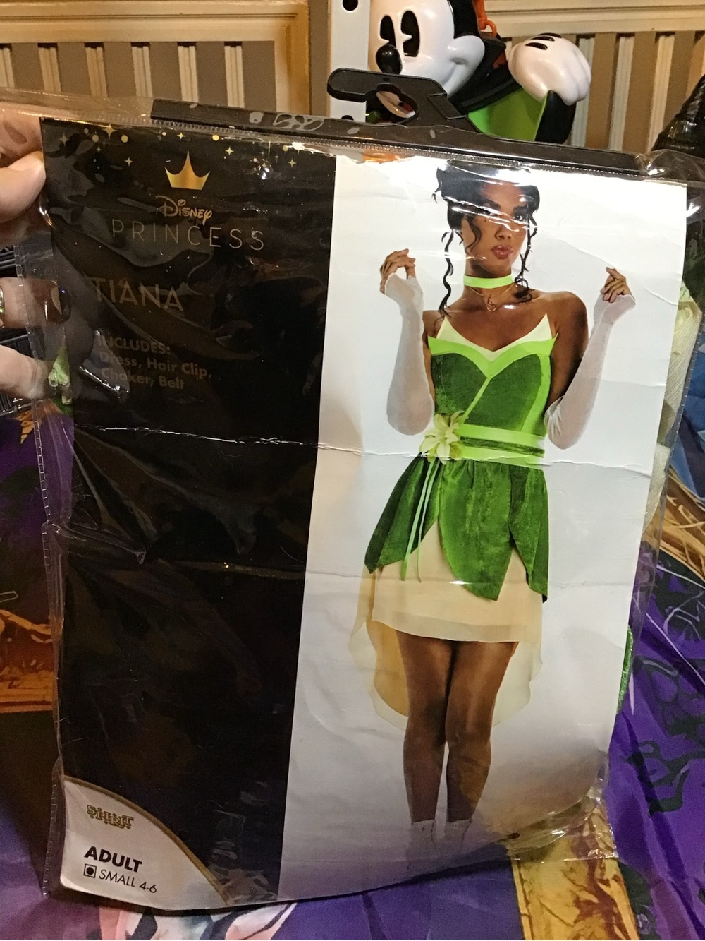 Disney princess adult Tiana costume size small 4-6